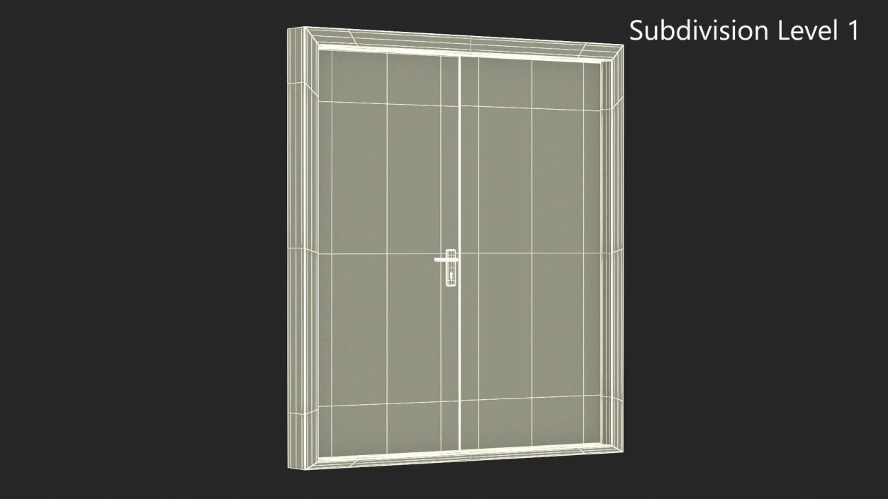 3D model Emergency Exit Doors