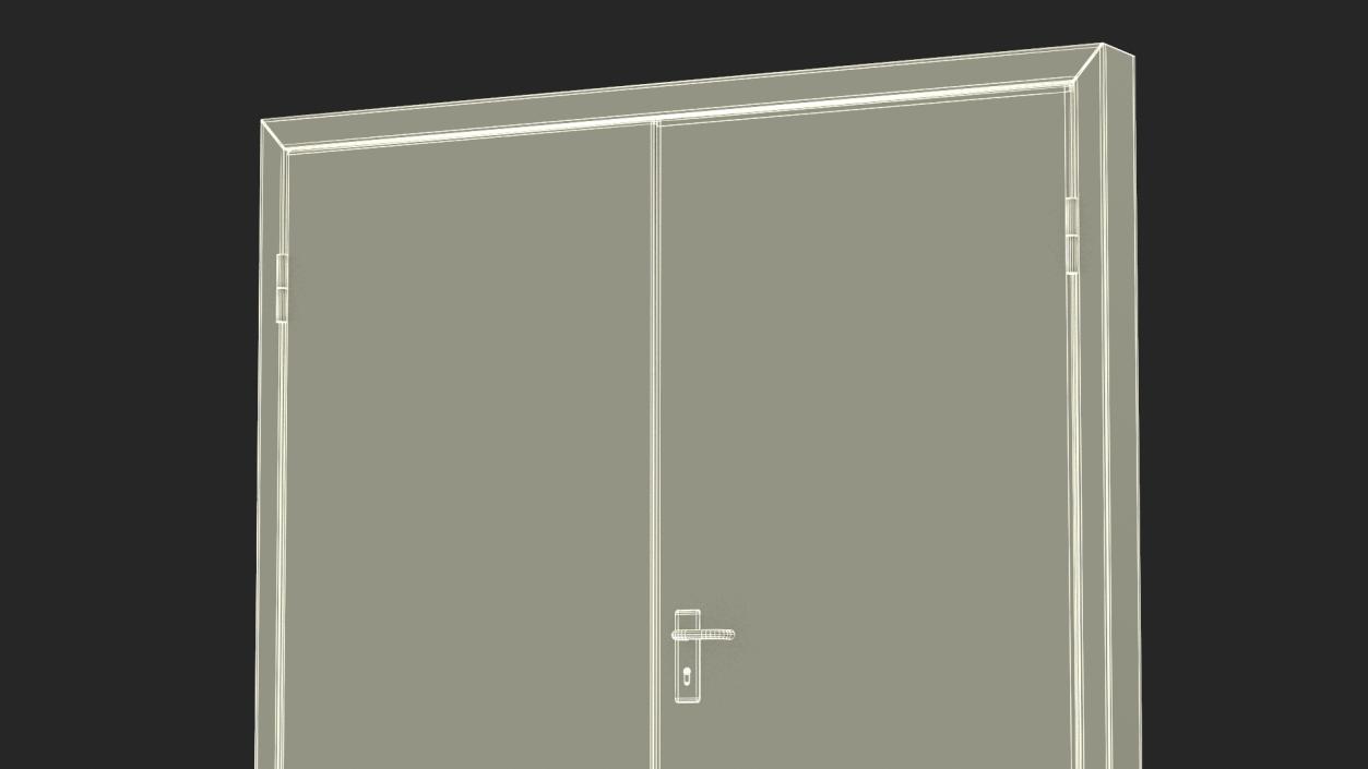 3D model Emergency Exit Doors