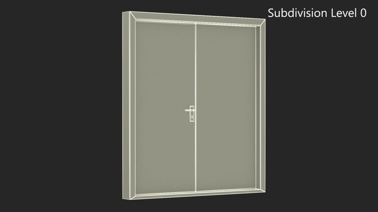 3D model Emergency Exit Doors