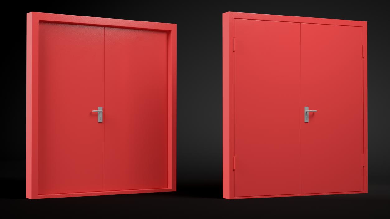 3D model Emergency Exit Doors