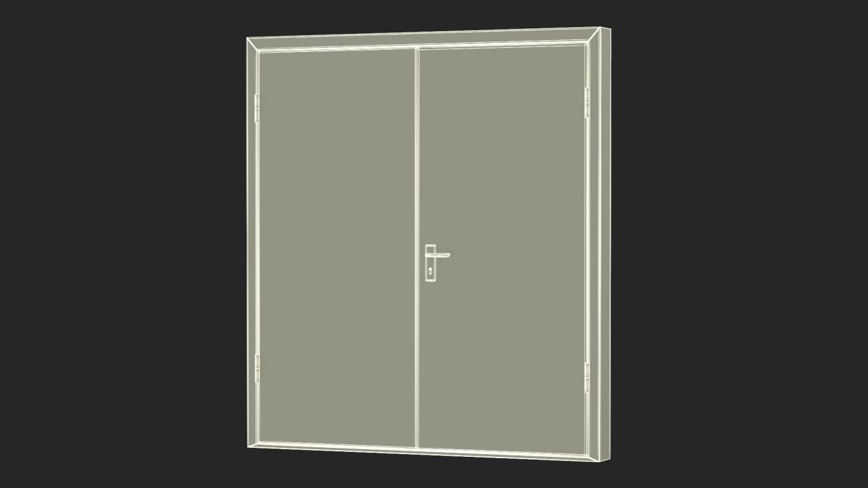 3D model Emergency Exit Doors