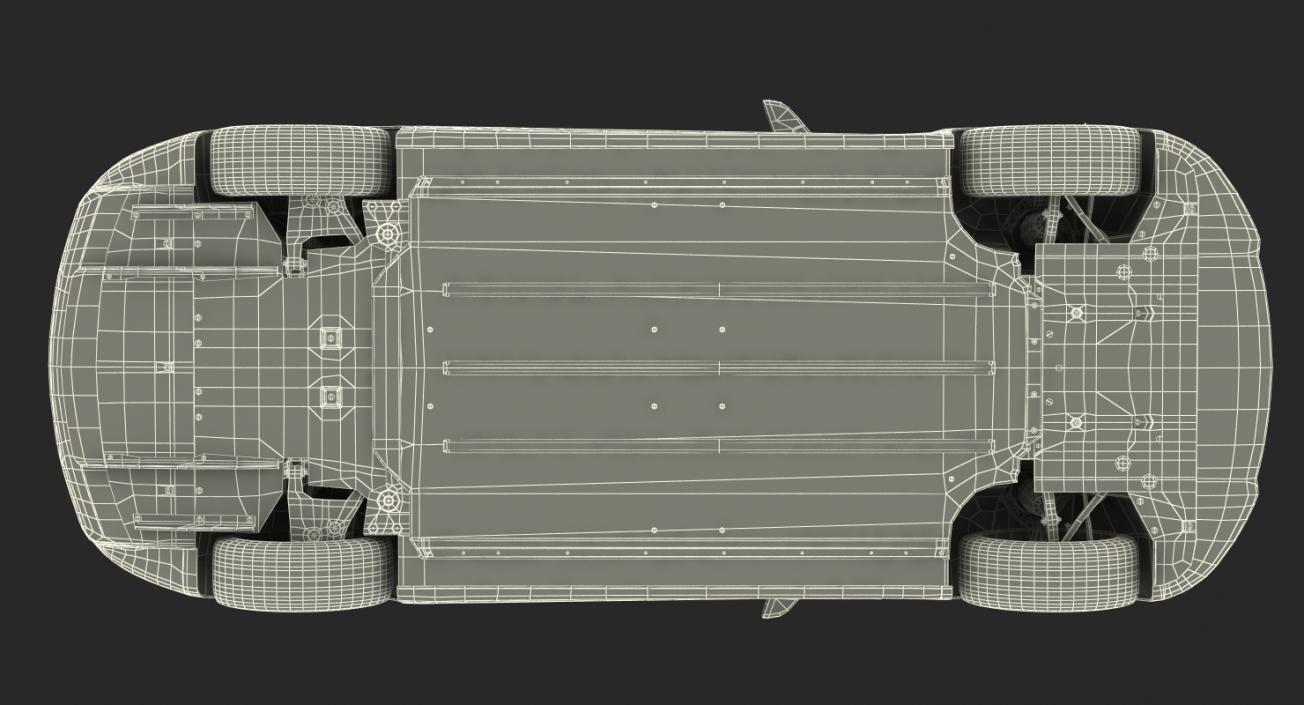 Tesla Model S 90D 2017 Rigged 3D model