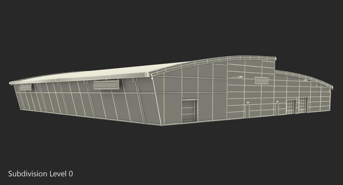 3D Car Dealership Building model