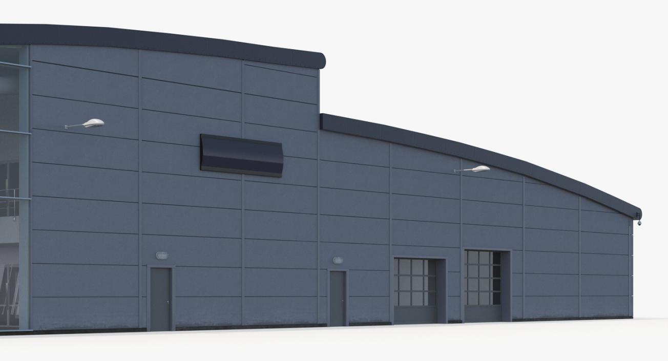 3D Car Dealership Building model