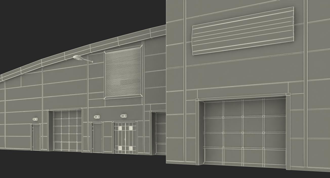 3D Car Dealership Building model