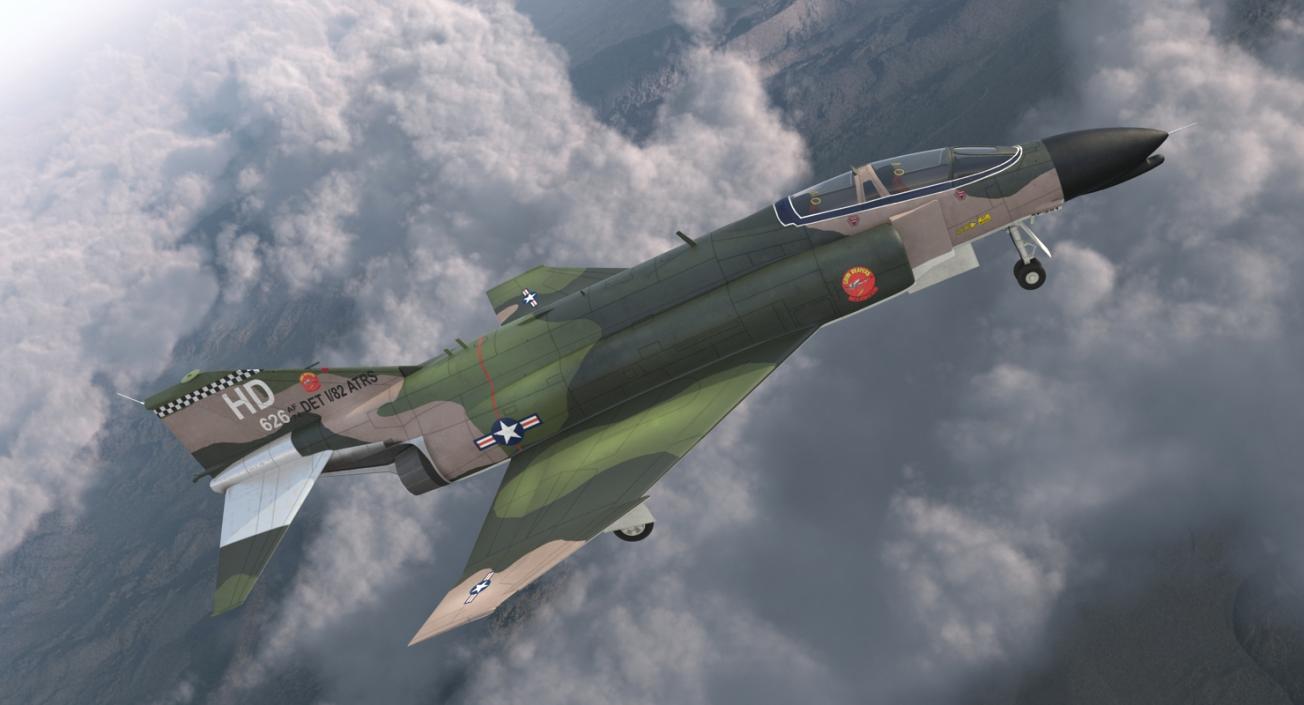 McDonnell Douglas F-4 Phantom II 2 3D model