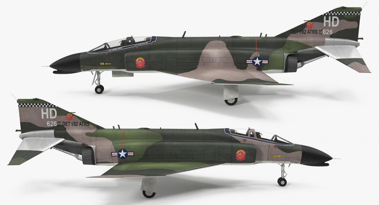 McDonnell Douglas F-4 Phantom II 2 3D model