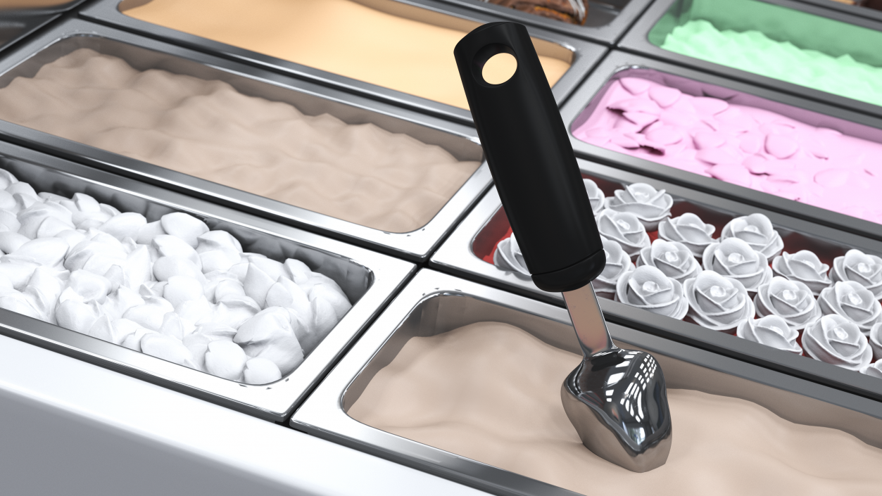 3D Professional Ice Cream Scoop model