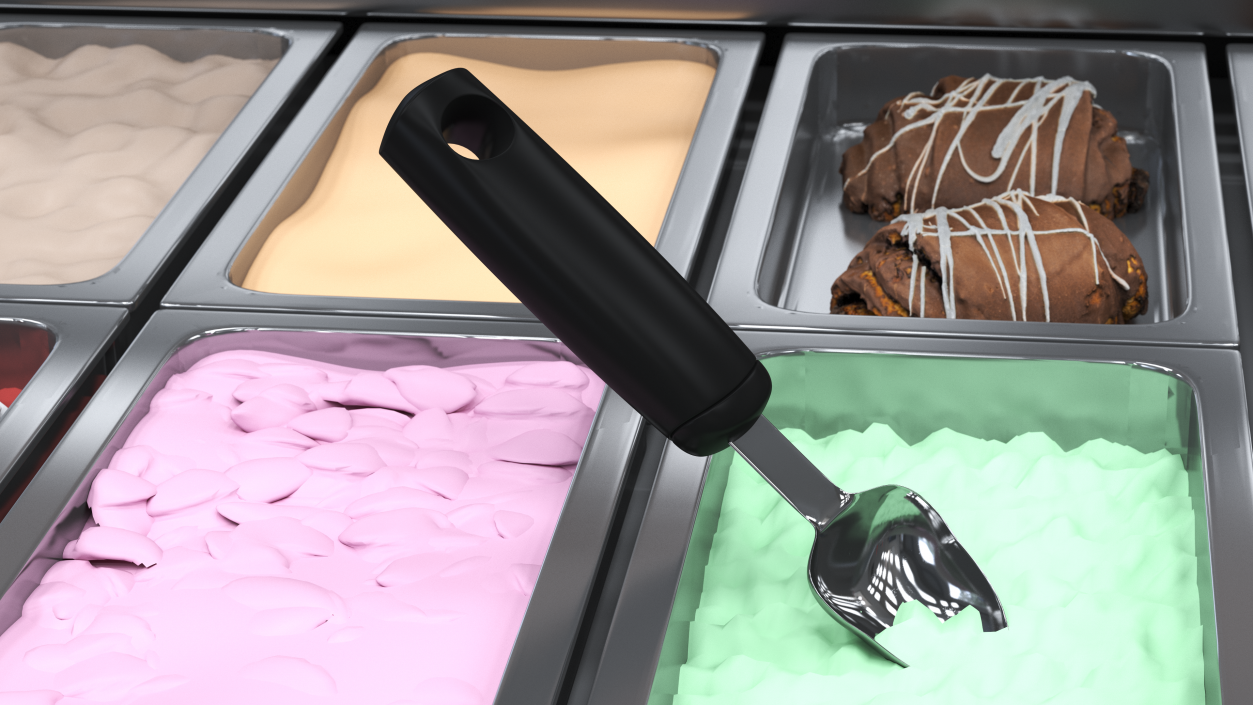 3D Professional Ice Cream Scoop model