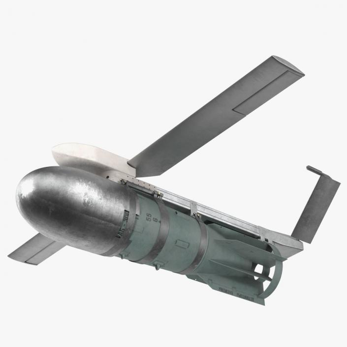 Russian FAB 3000 Air Bomb with UMPK 2 3D