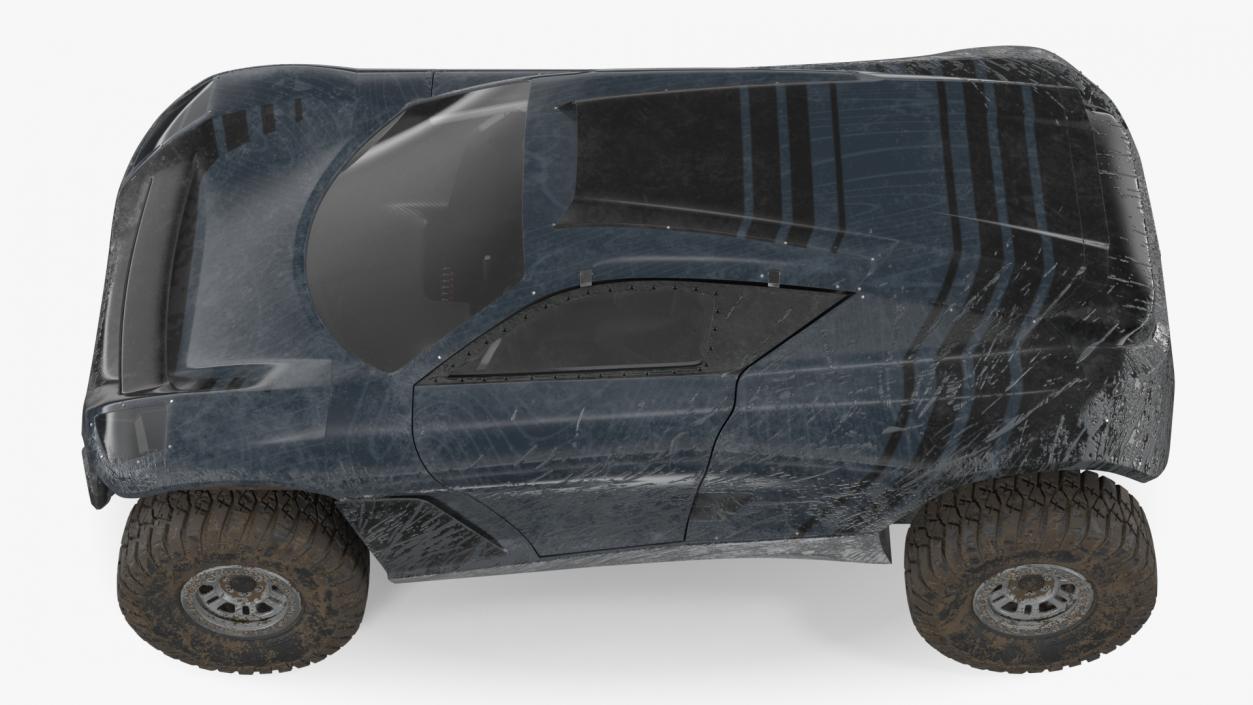 Off Road Racing Electric SUV Dirty 3D model