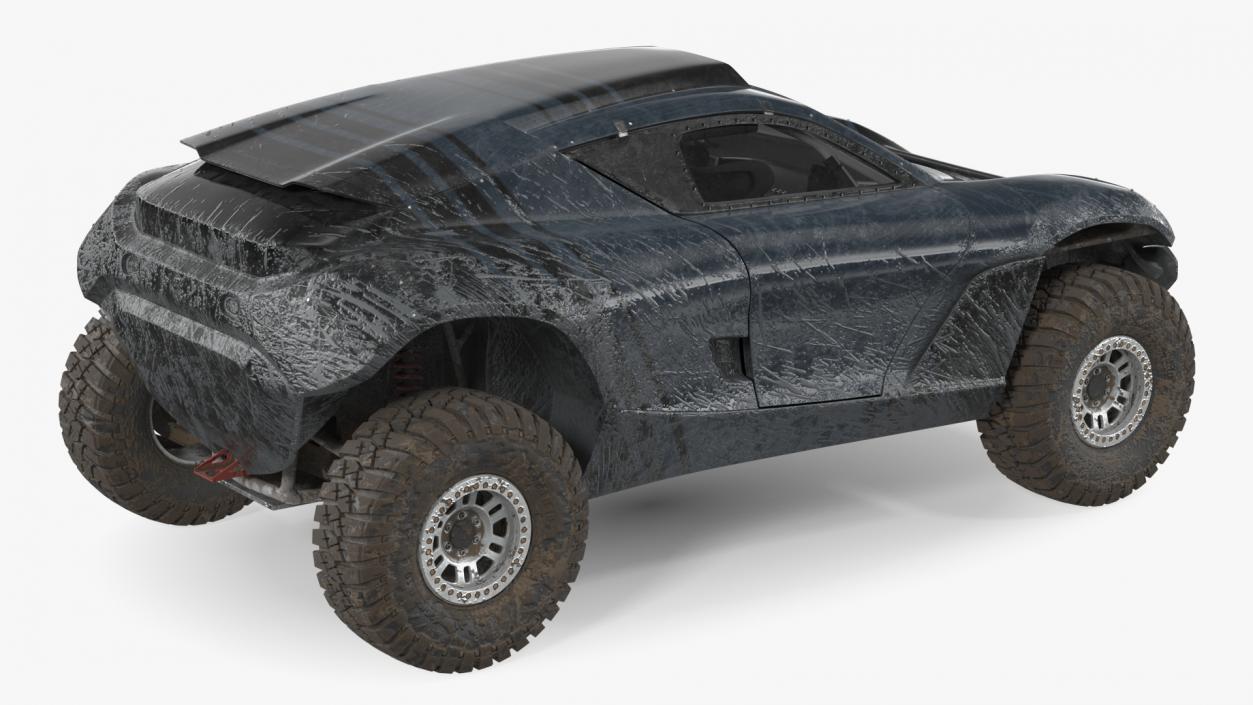 Off Road Racing Electric SUV Dirty 3D model