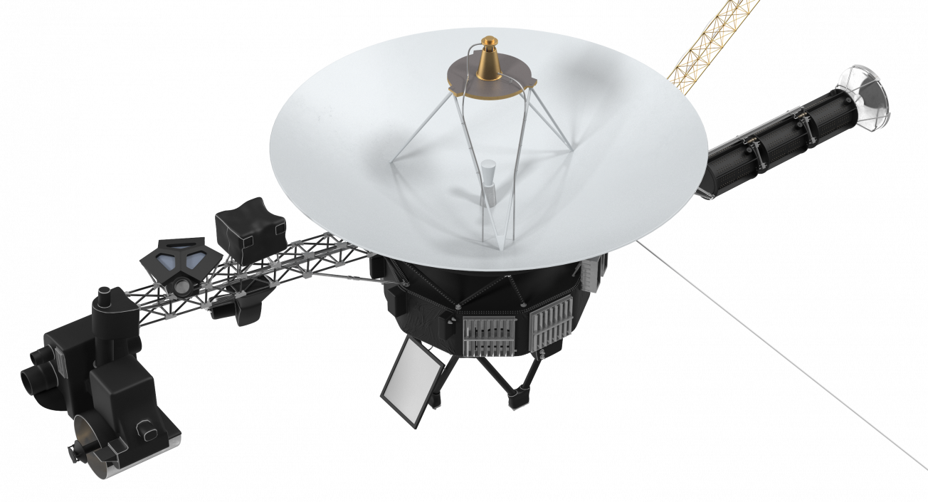 Voyager Spacecraft Probe 3D model