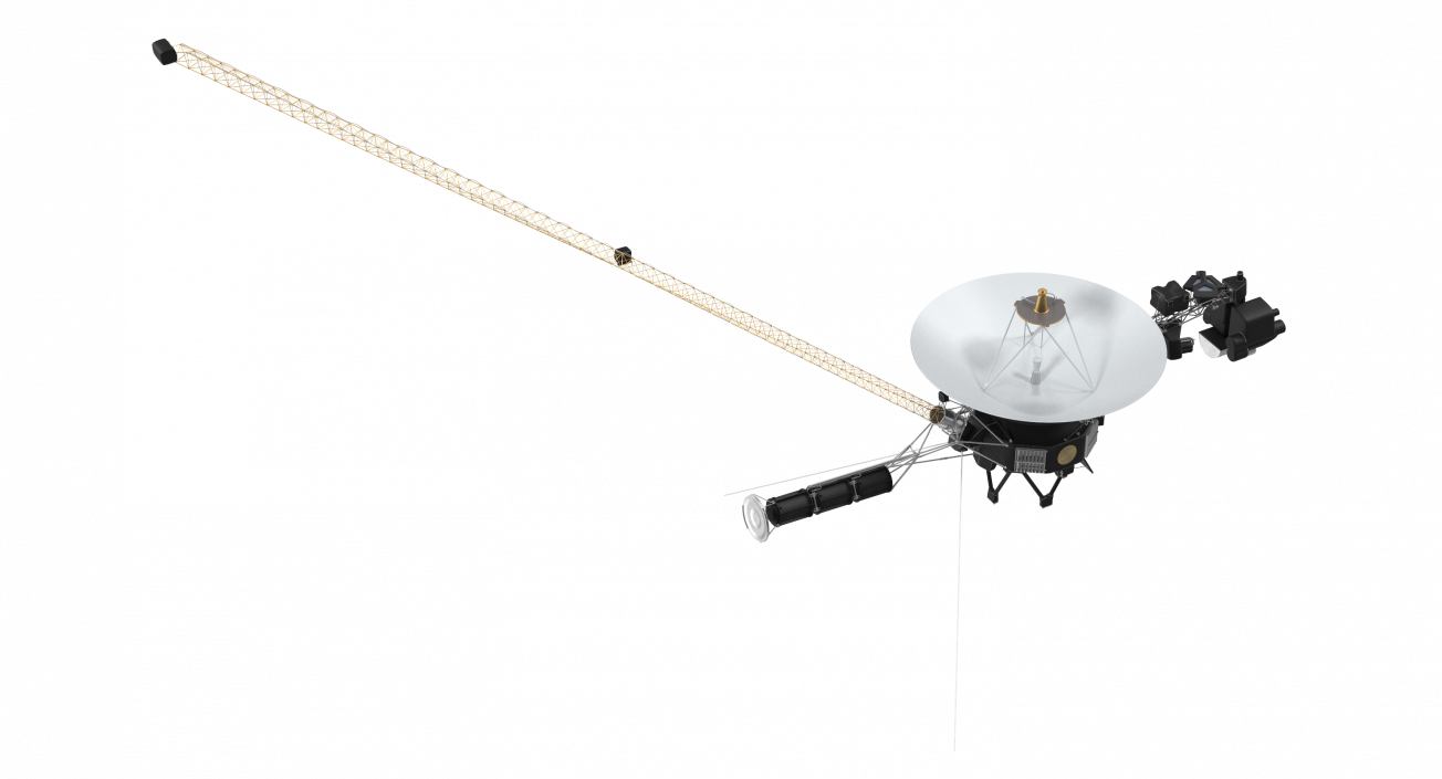 Voyager Spacecraft Probe 3D model