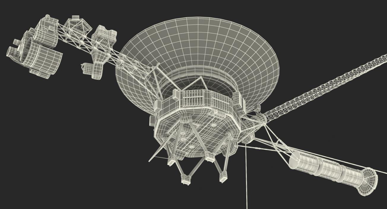 Voyager Spacecraft Probe 3D model