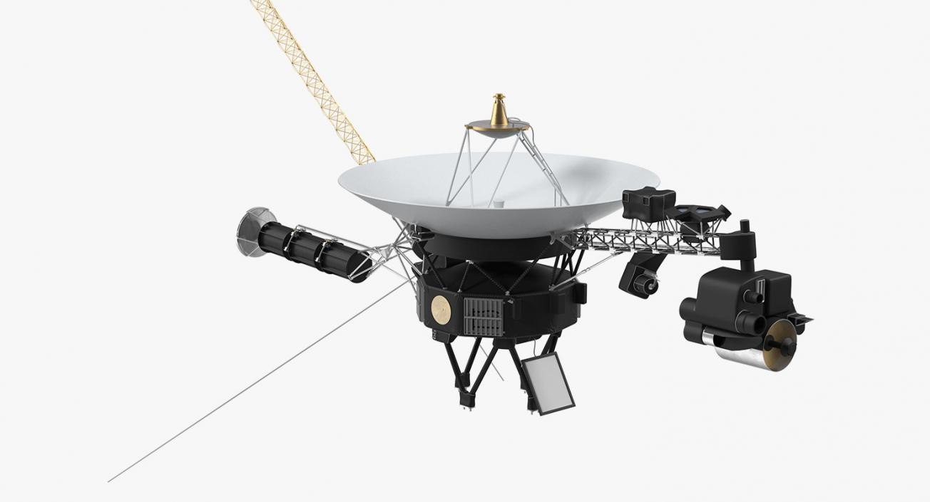 Voyager Spacecraft Probe 3D model