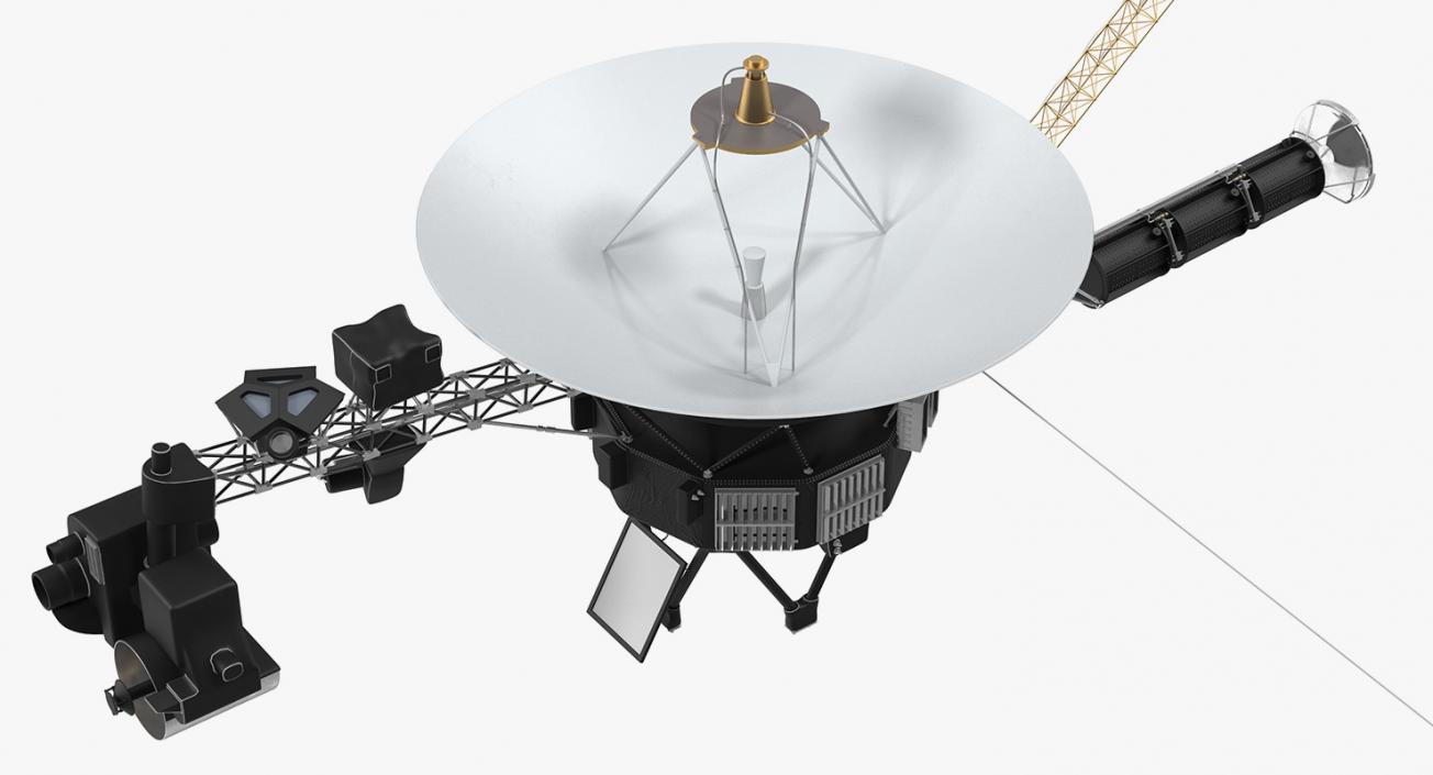 Voyager Spacecraft Probe 3D model