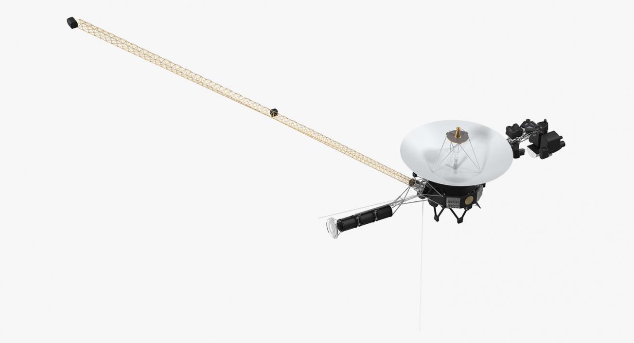 Voyager Spacecraft Probe 3D model