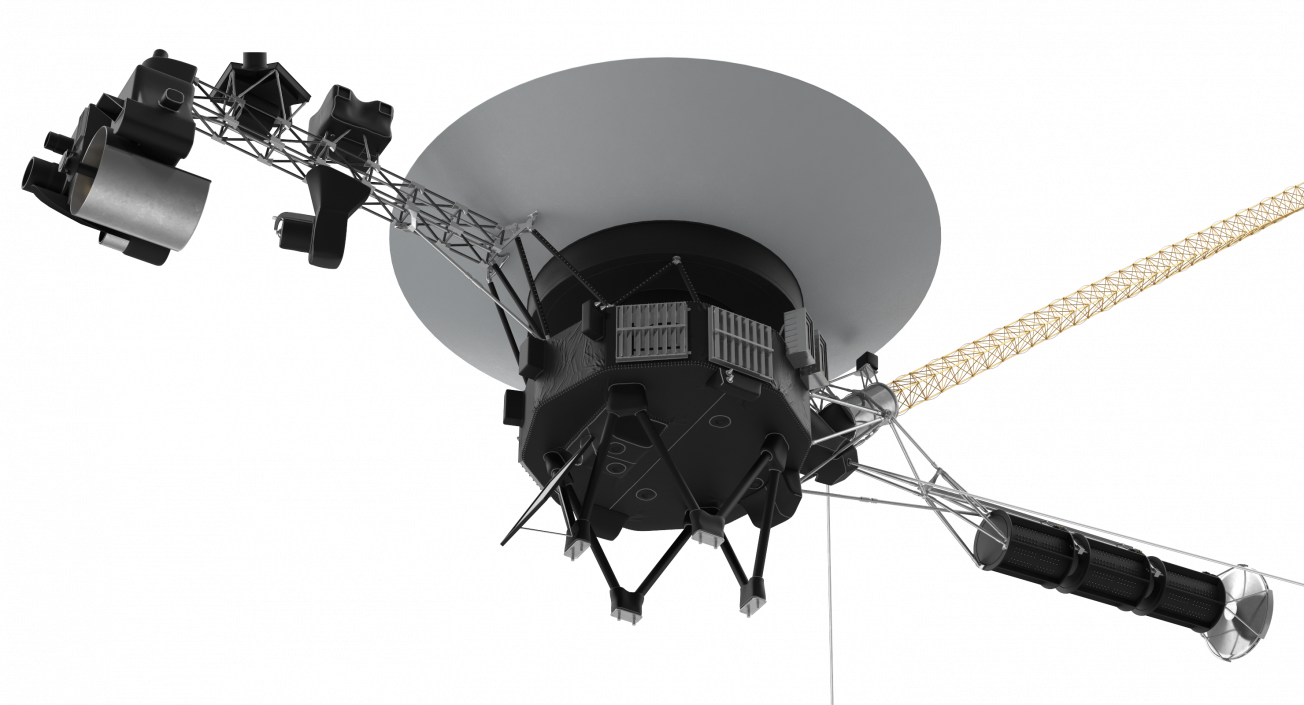 Voyager Spacecraft Probe 3D model