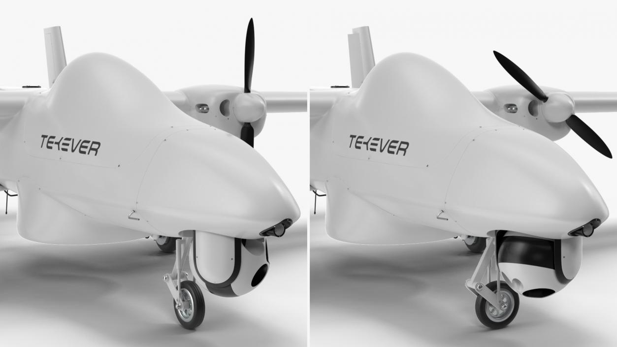 Tekever AR5 UAS Rigged 3D