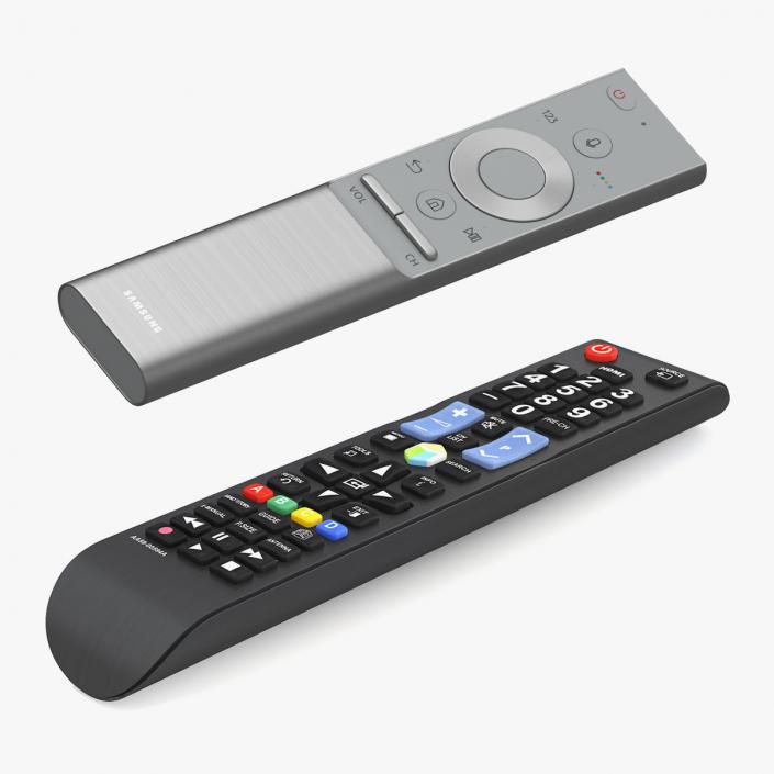 Samsung TV Remote Controls Collection 3D