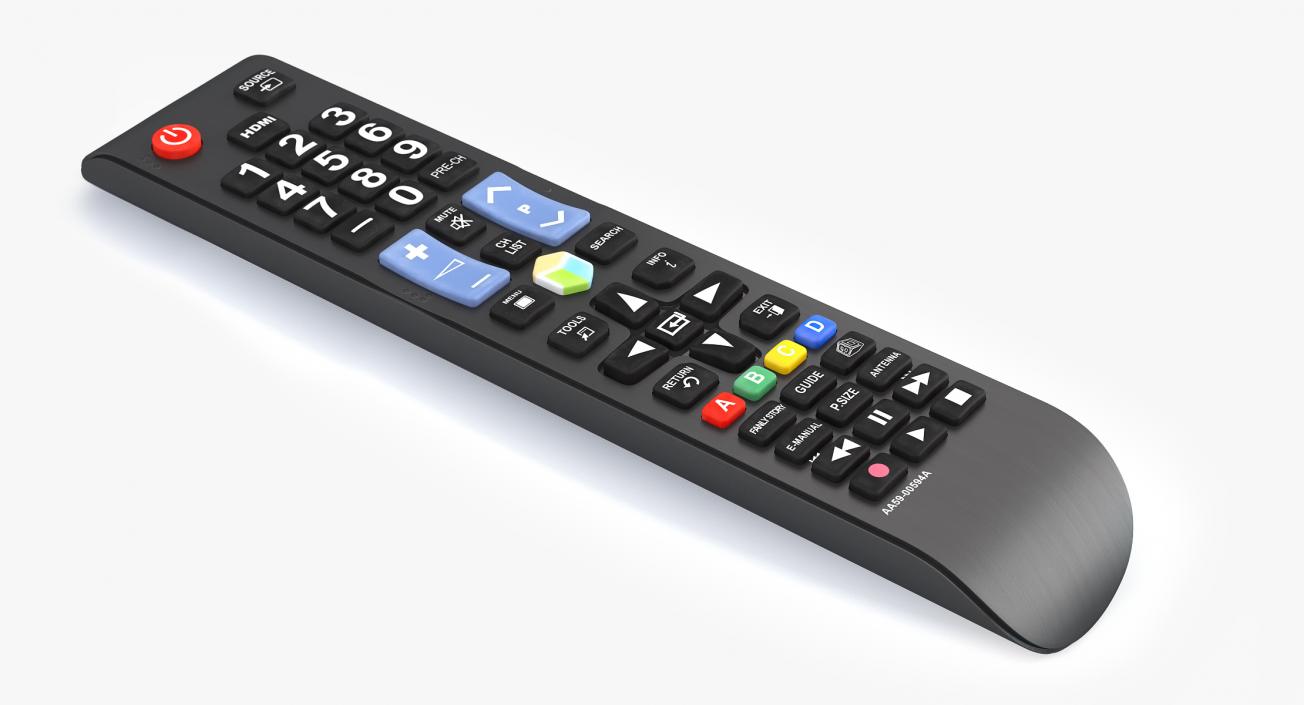 Samsung TV Remote Controls Collection 3D