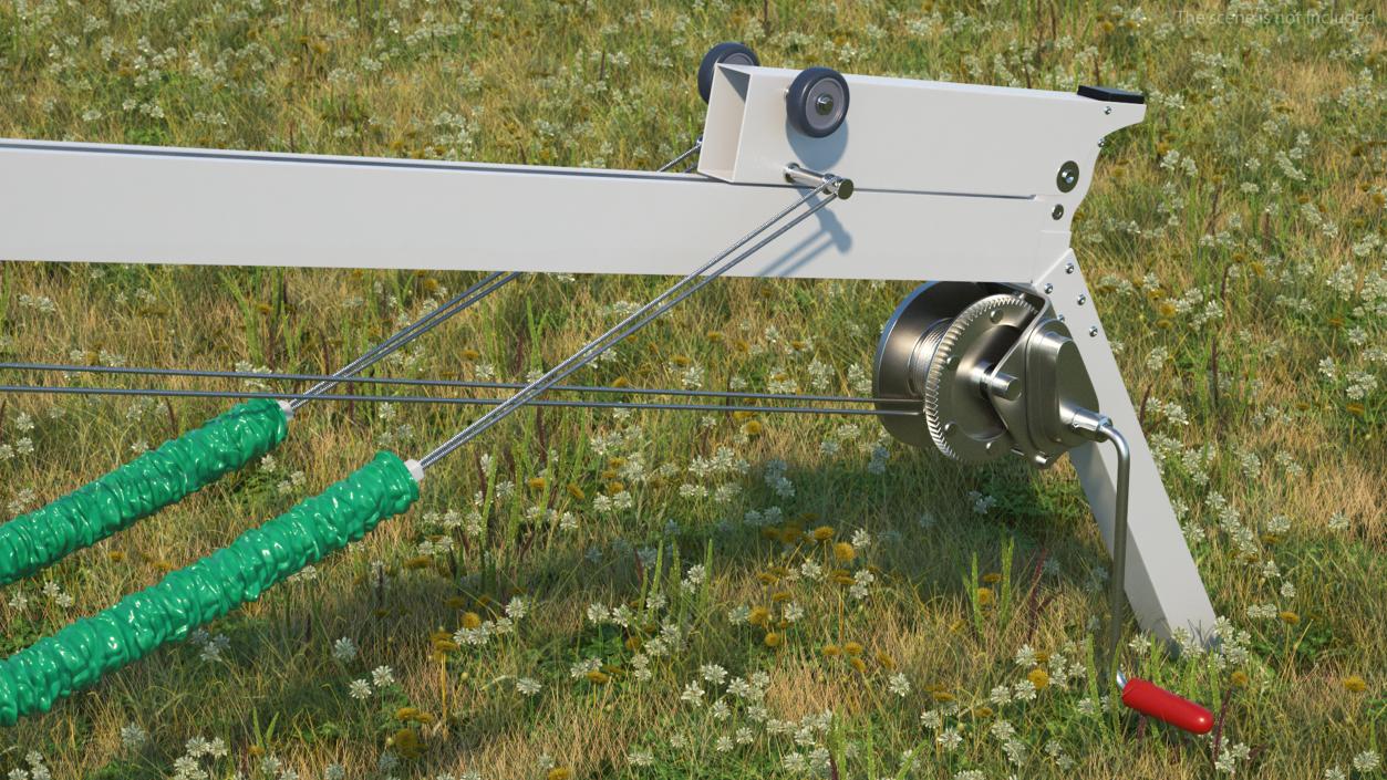 3D UAV Bungee Catapult Launcher model