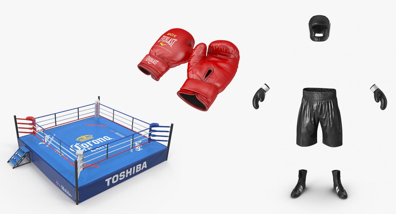 Boxing 3D Models Collection 3D