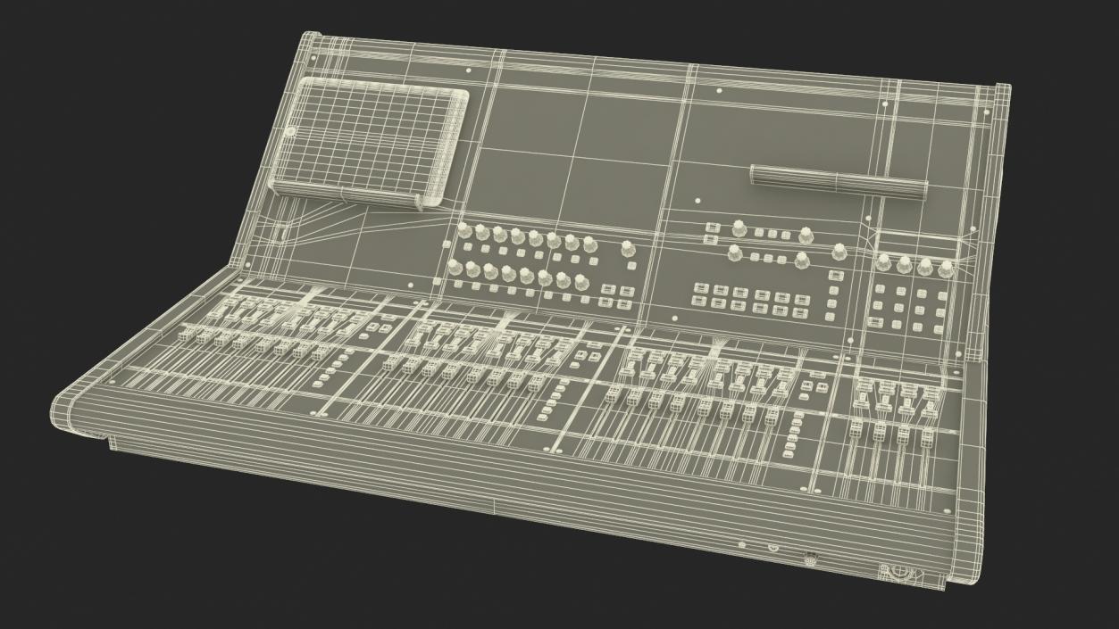 3D model Live Mixing Console Roland M-5000 2