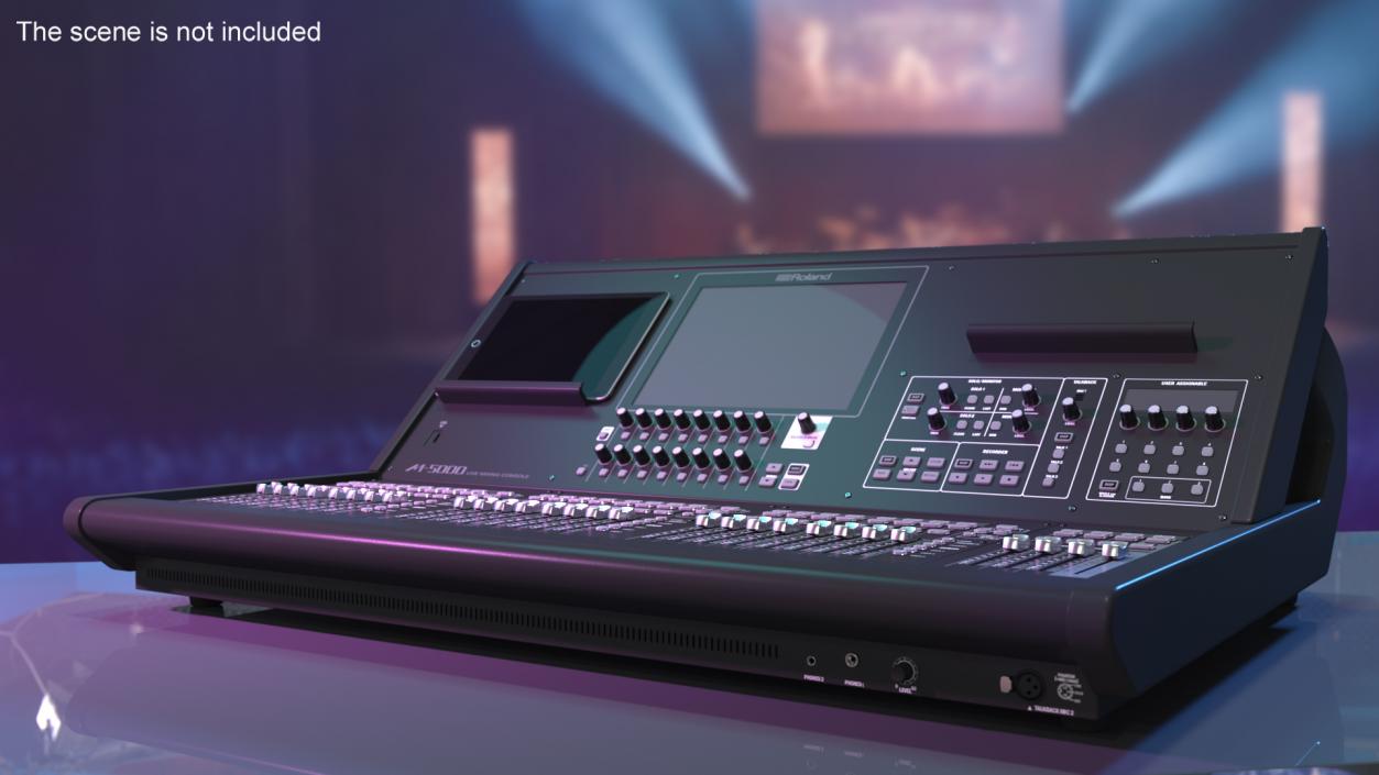 3D model Live Mixing Console Roland M-5000 2