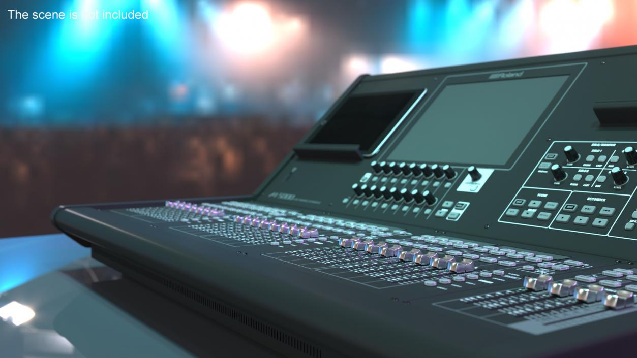 3D model Live Mixing Console Roland M-5000 2