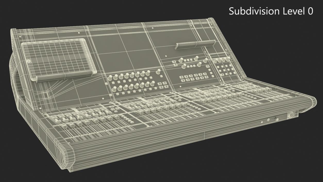 3D model Live Mixing Console Roland M-5000 2