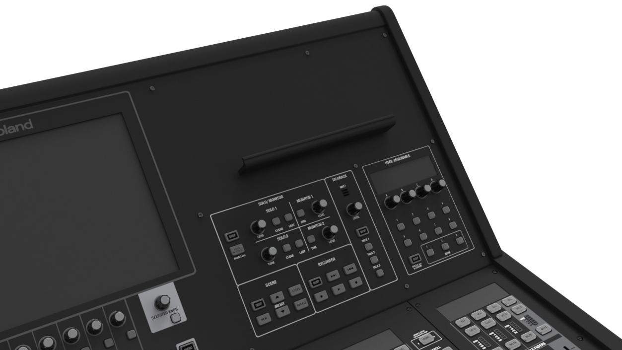 3D model Live Mixing Console Roland M-5000 2