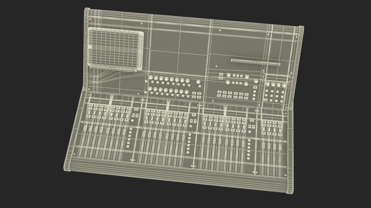 3D model Live Mixing Console Roland M-5000 2