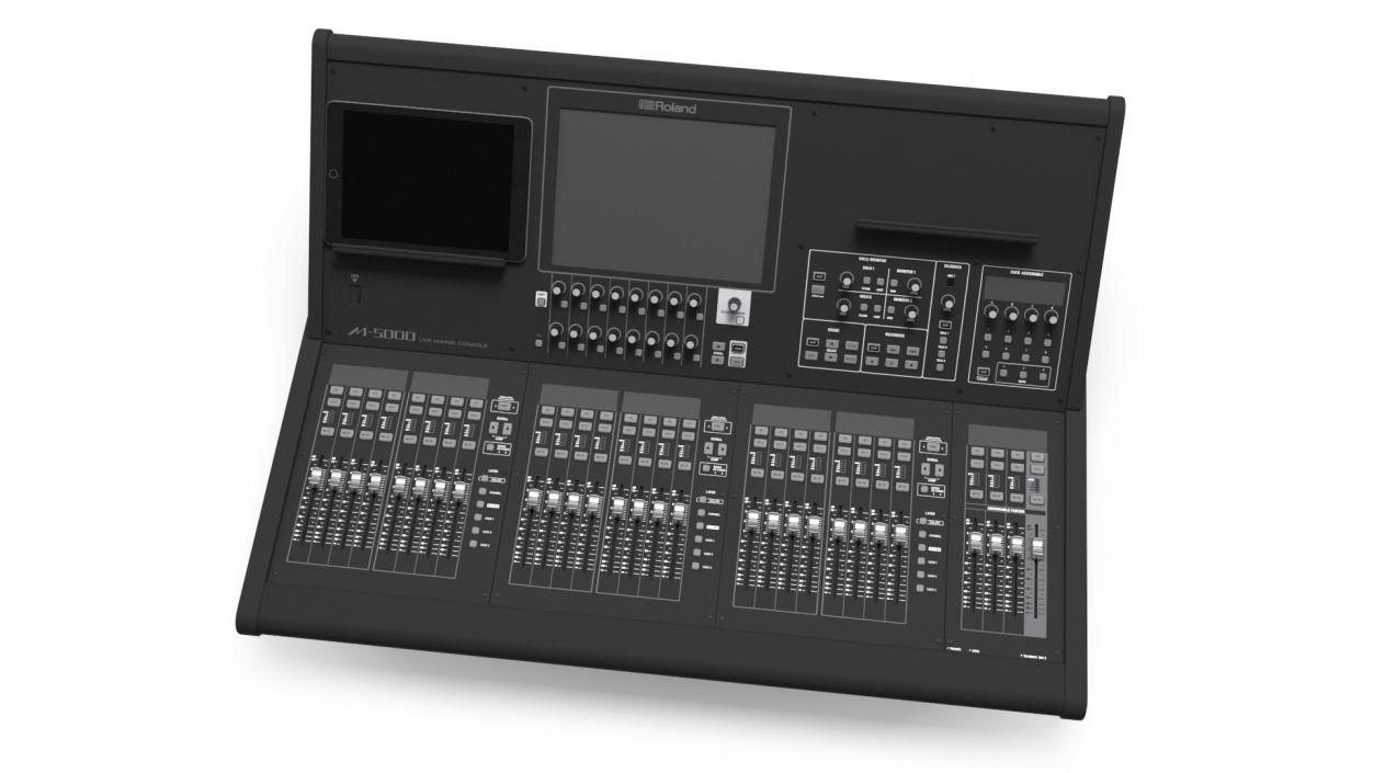 3D model Live Mixing Console Roland M-5000 2