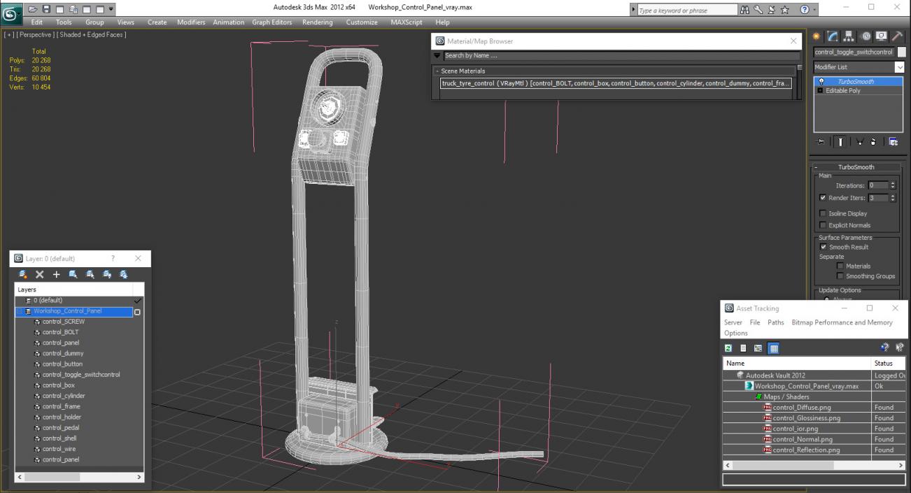 Workshop Control Panel 3D