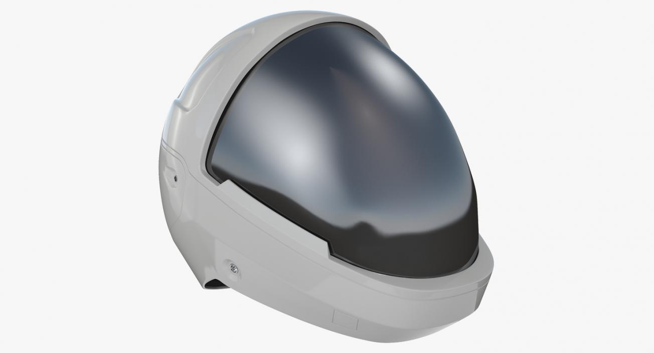 3D Futuristic Astronaut Space Helmet model