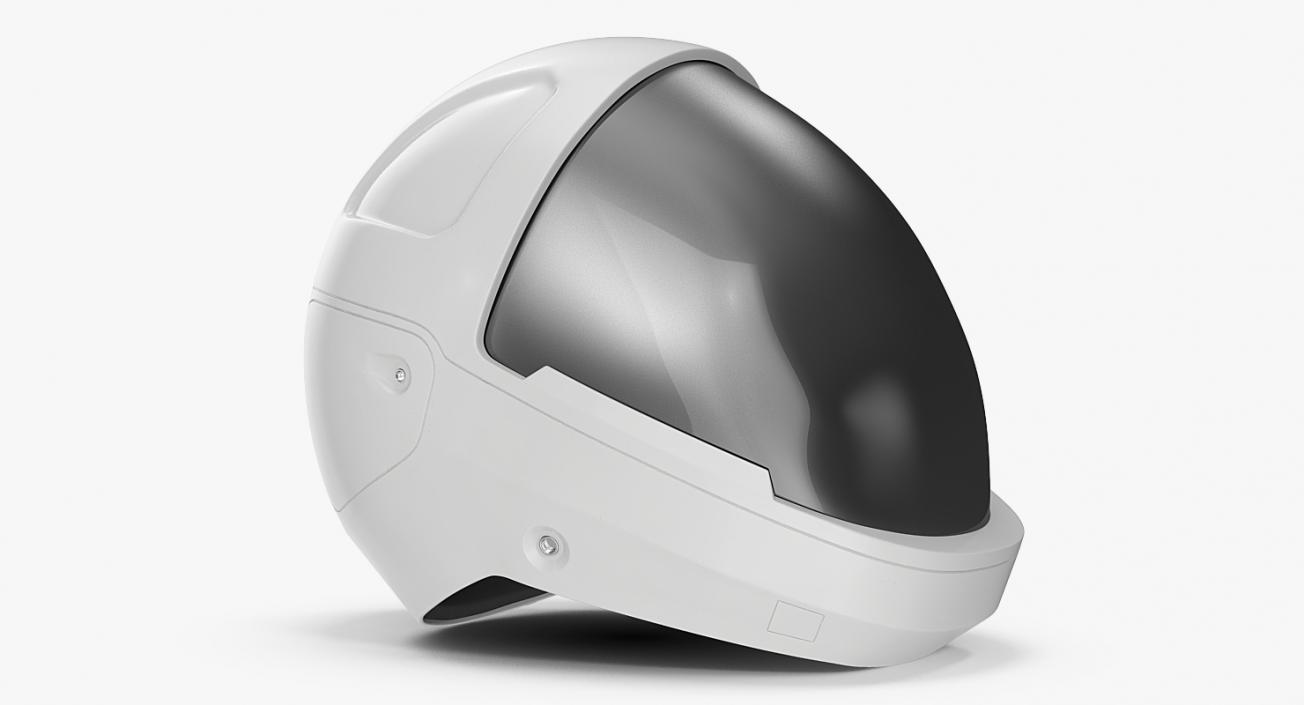 3D Futuristic Astronaut Space Helmet model