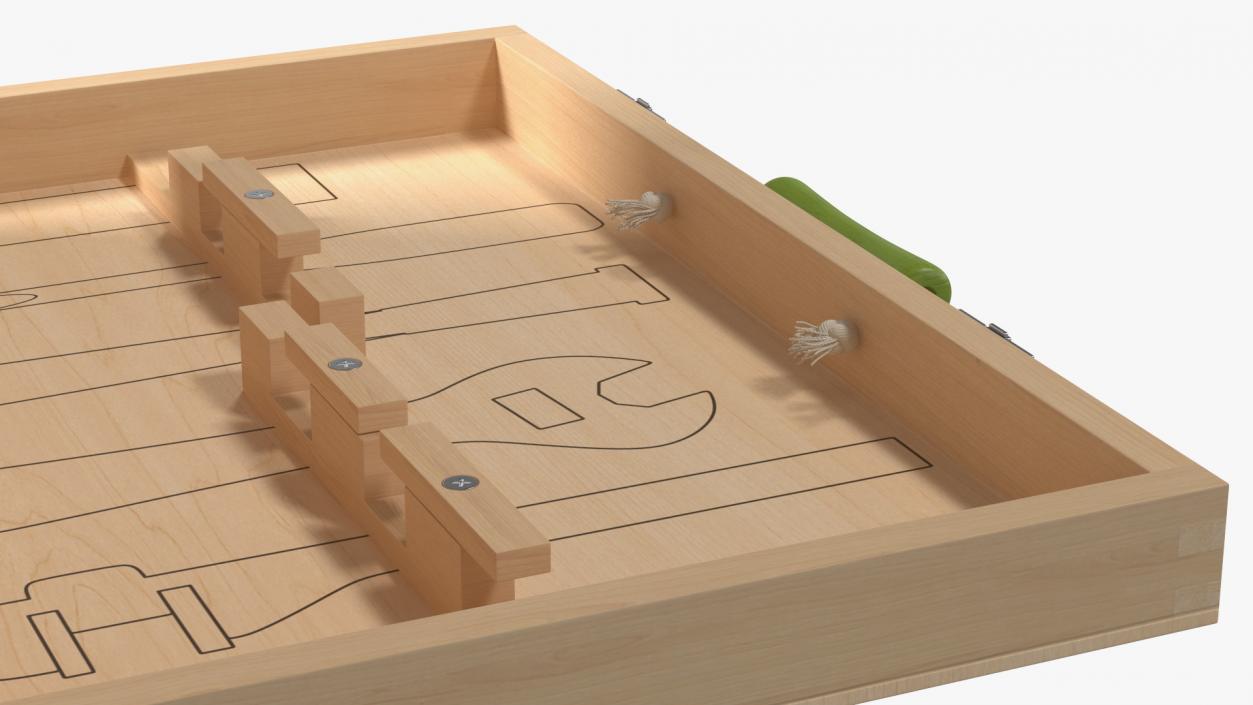 Empty Wooden Case 3D