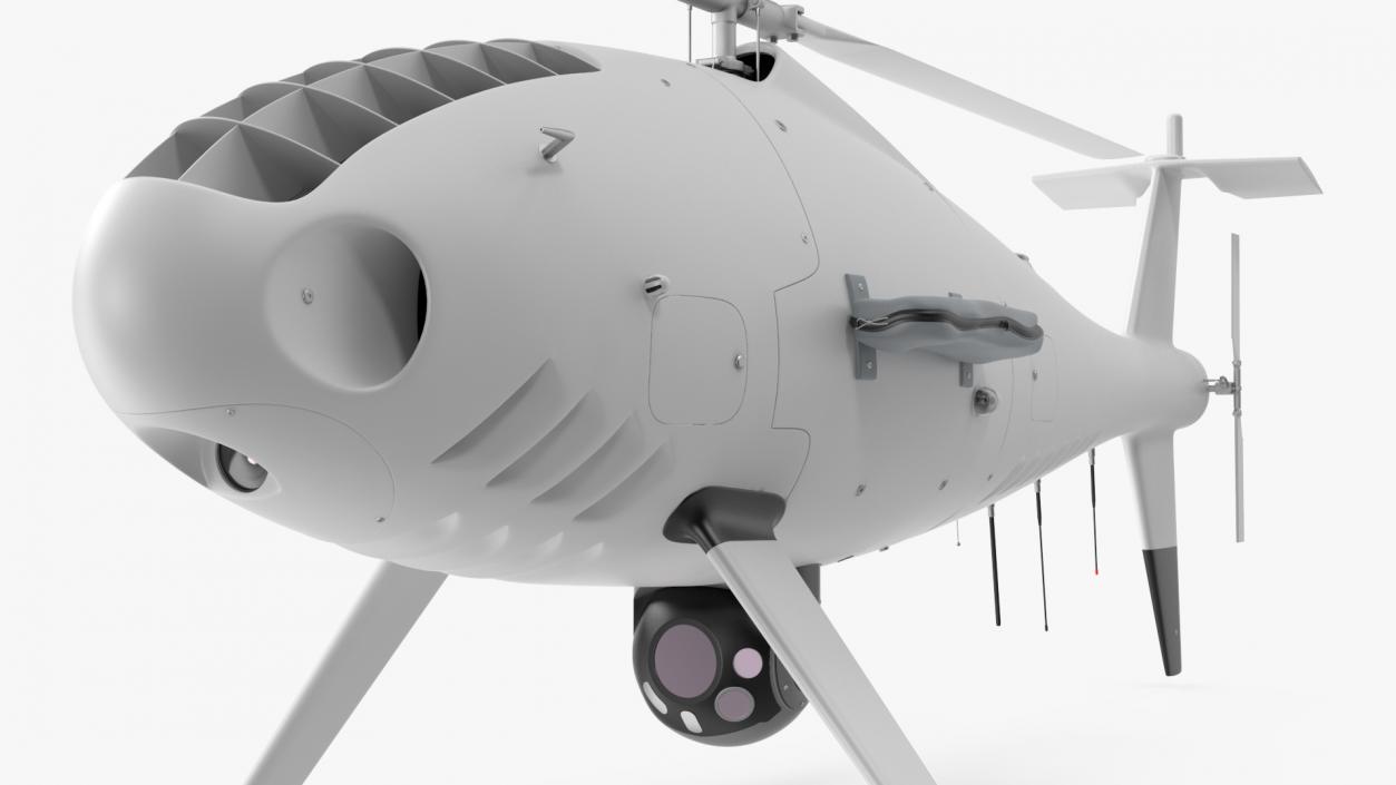 3D Camcopter UAV Rotorcraft Rigged