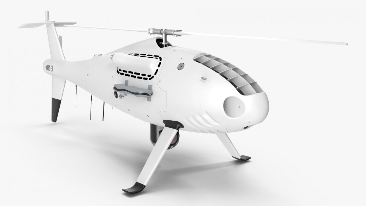 3D Camcopter UAV Rotorcraft Rigged