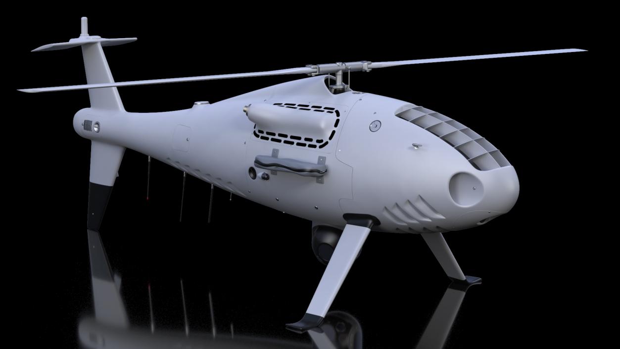 3D Camcopter UAV Rotorcraft Rigged