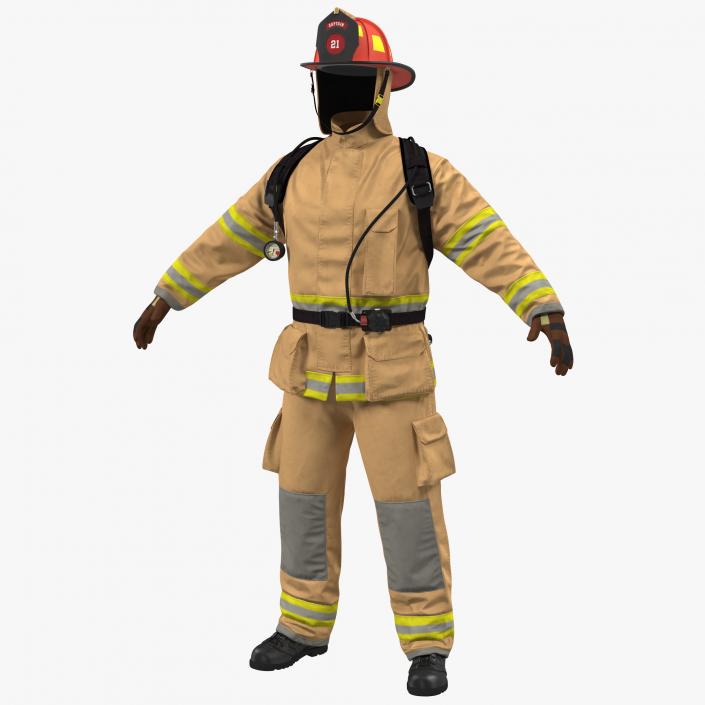 Firefighter Uniform 3D model