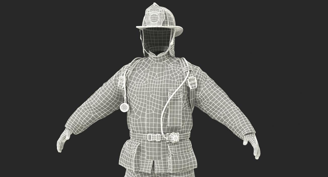 Firefighter Uniform 3D model