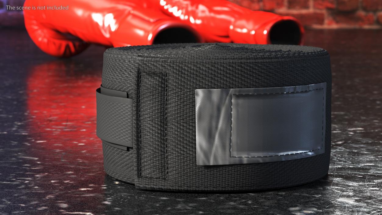 3D model Black Boxing Hand Wrap Roll(1)