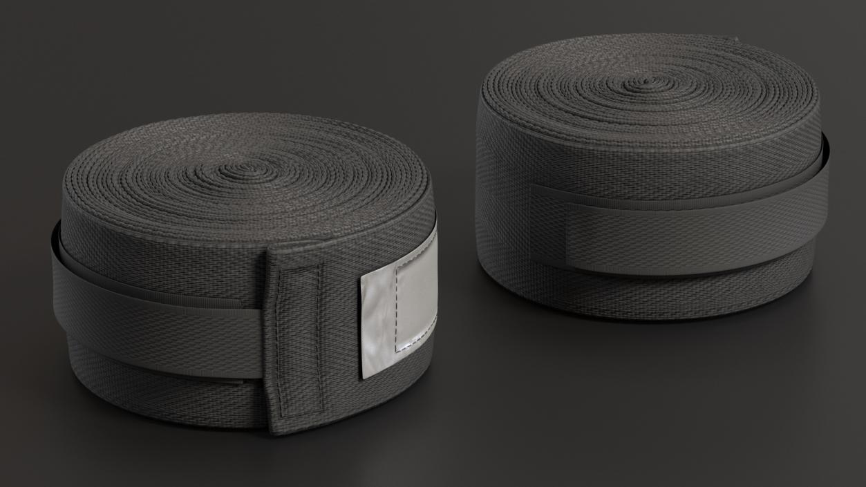 3D model Black Boxing Hand Wrap Roll(1)