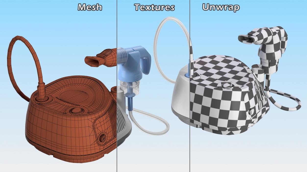 InnoSpire Elegance Nebulizer Compressor 3D model