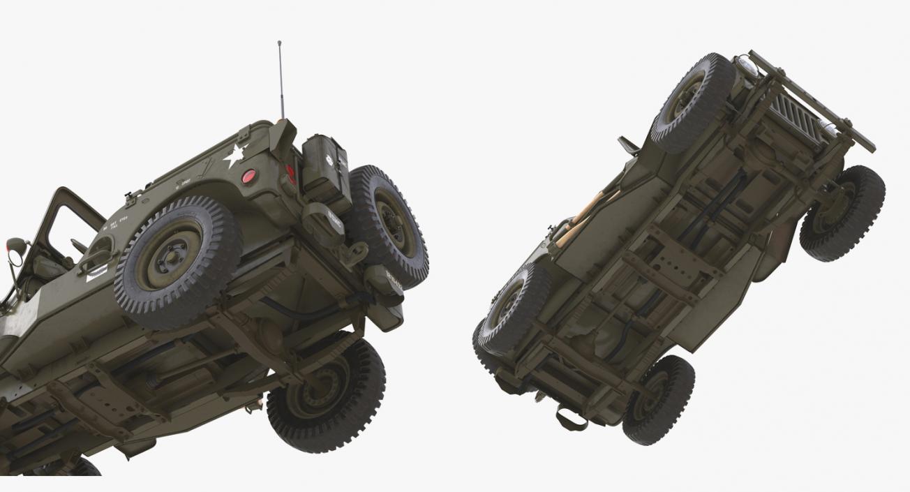 US WWII Vehicles Collection 3D