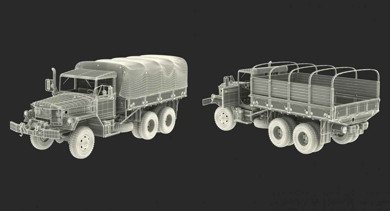 US WWII Vehicles Collection 3D