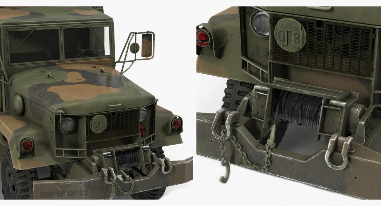 US WWII Vehicles Collection 3D